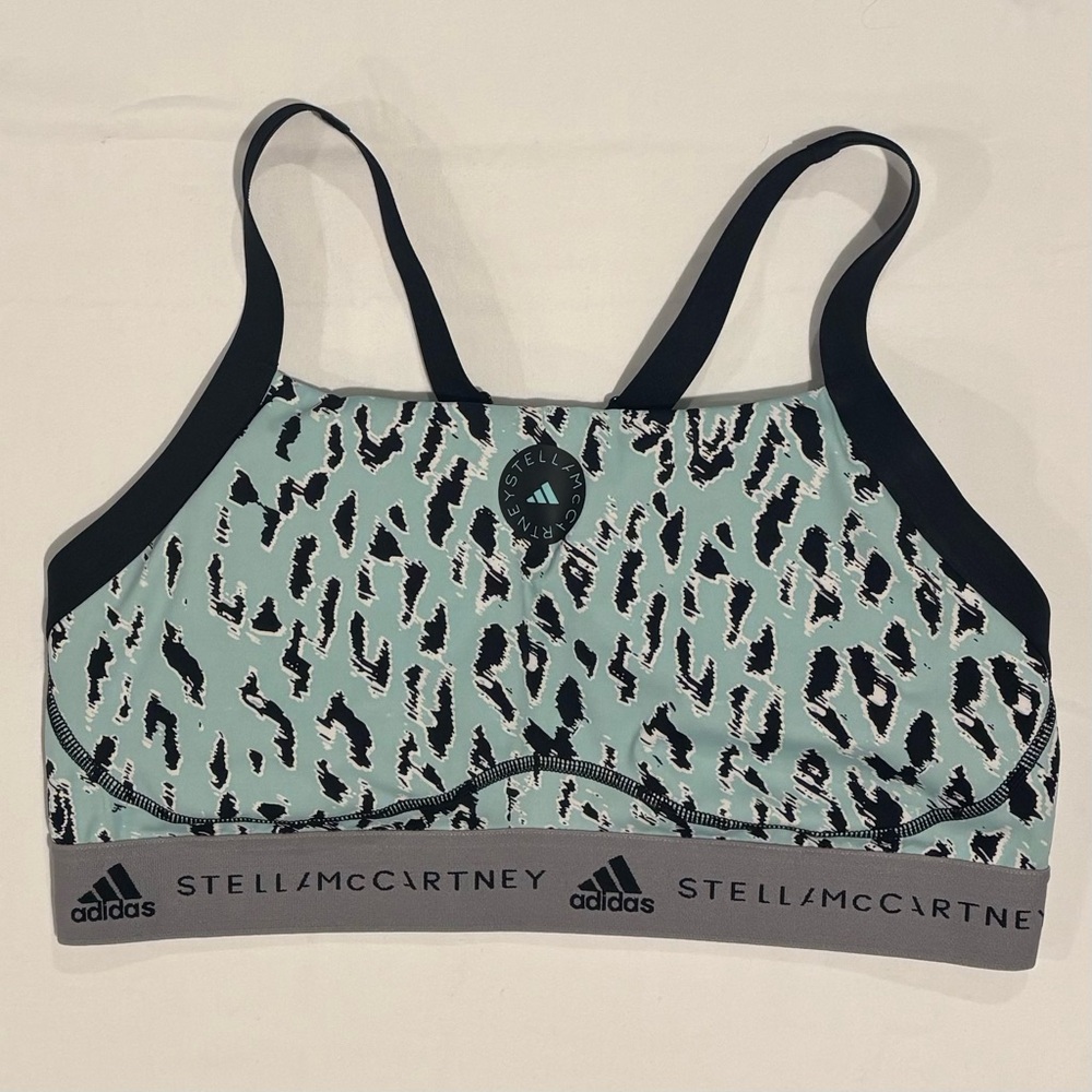 Adidas x Stella McCartney Aqua-Green 'Truepurpose' Sports Bra XL